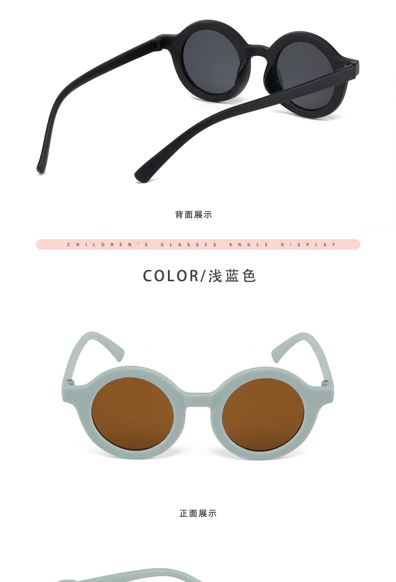 Round UV400 Baby & Kids Sunglasses for Ages 1–7