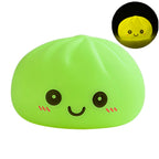 Simulation Dumplin Toy Night Light Soft Dumplings Soft Cute Steamer Birthday Gift Prank Props Colorful Dumping Toy Squishy Gifts