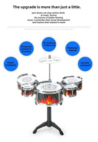 Kids Jazz Drum Set Musical Instrument Toy for Beginners