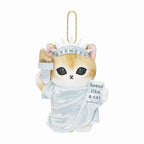 Mofusand Travel Plush Keychain Anime Cat Bag Charm Gift Toy
