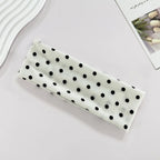 Polka Dot Yoga Elastic Sweat-Absorbing Headband for Women