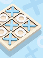 Montessori Wooden Mini Chess Brain Training Puzzle Toy for Kids