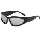 Y2K Wrap Around Sunglasses UV400 Punk Sport Fashion Eyewear for Men & Women