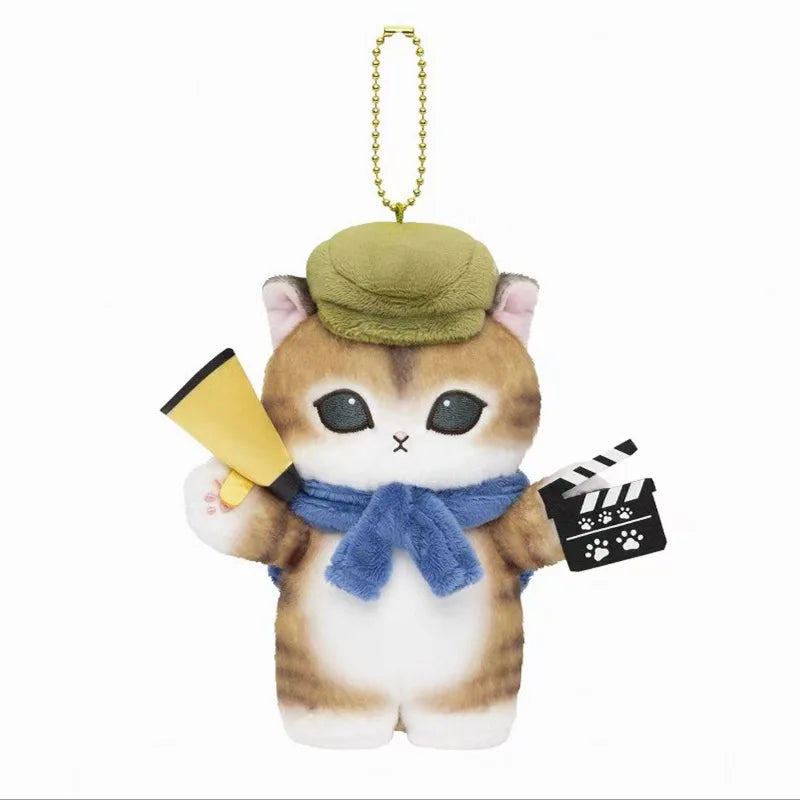 Mofusand Travel Plush Keychain Anime Cat Bag Charm Gift Toy
