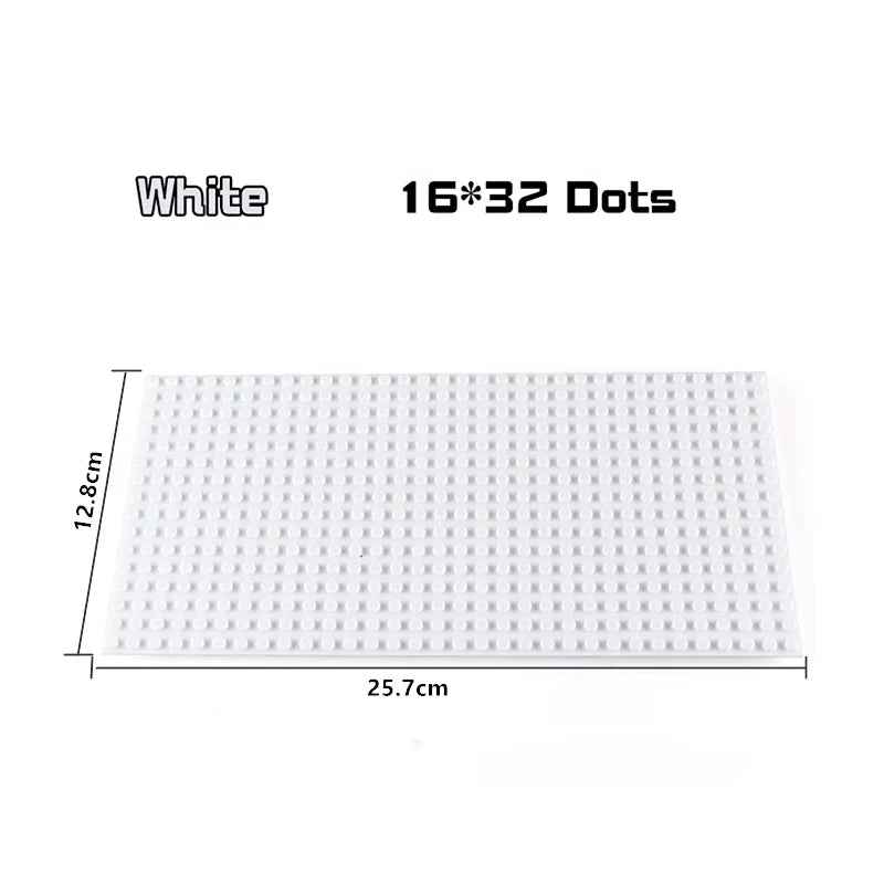 Classic Building Block Baseplate for Creative Construction Toy Sets