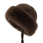 Plush Warm Mongolian Fur Winter Hat with Ear Protection