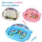 Magnetic Beads Doodle Board with Pen for Creative Learning and Drawing