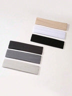 6-Pack Sports Sweatband Headbands – Solid Color & Leopard Print
