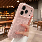 Leopard Pattern Liquid Silicone Case for iPhone 18 17 16 Pro Max Air 14 15 Plus 13 Camera Control Button Soft Shockproof Cover