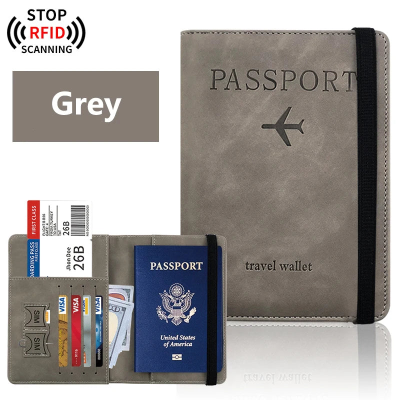 Travel Passport Holder Wallet for Men & Women