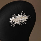 Pearl Flower Bridal Hair Comb for Women