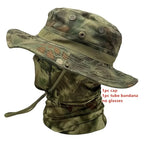 Camouflage Boonie Outdoor Hunting Hat with Wide Brim Protection