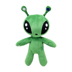 30cm Green Alien Plush Toy Anime Tentacle Horn Alien Monsters Horror Doll Boys Girls Soft Toys Stuffed Throw Pillow Kids Gifts