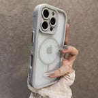 Luxury Matte For Magsafe Transparent Phone Case For iPhone 18 17 16 15 14 13 12 Pro Max 17 Pro 16 Plus Air Magnetic Bumper Cover