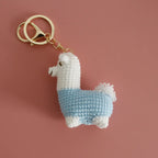 Funny Zebra Crochet Keychain Sheep Animal Bag Charm