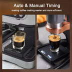 Electronic Coffee Scale with Timer and Silicone Pad USB Rechargeable