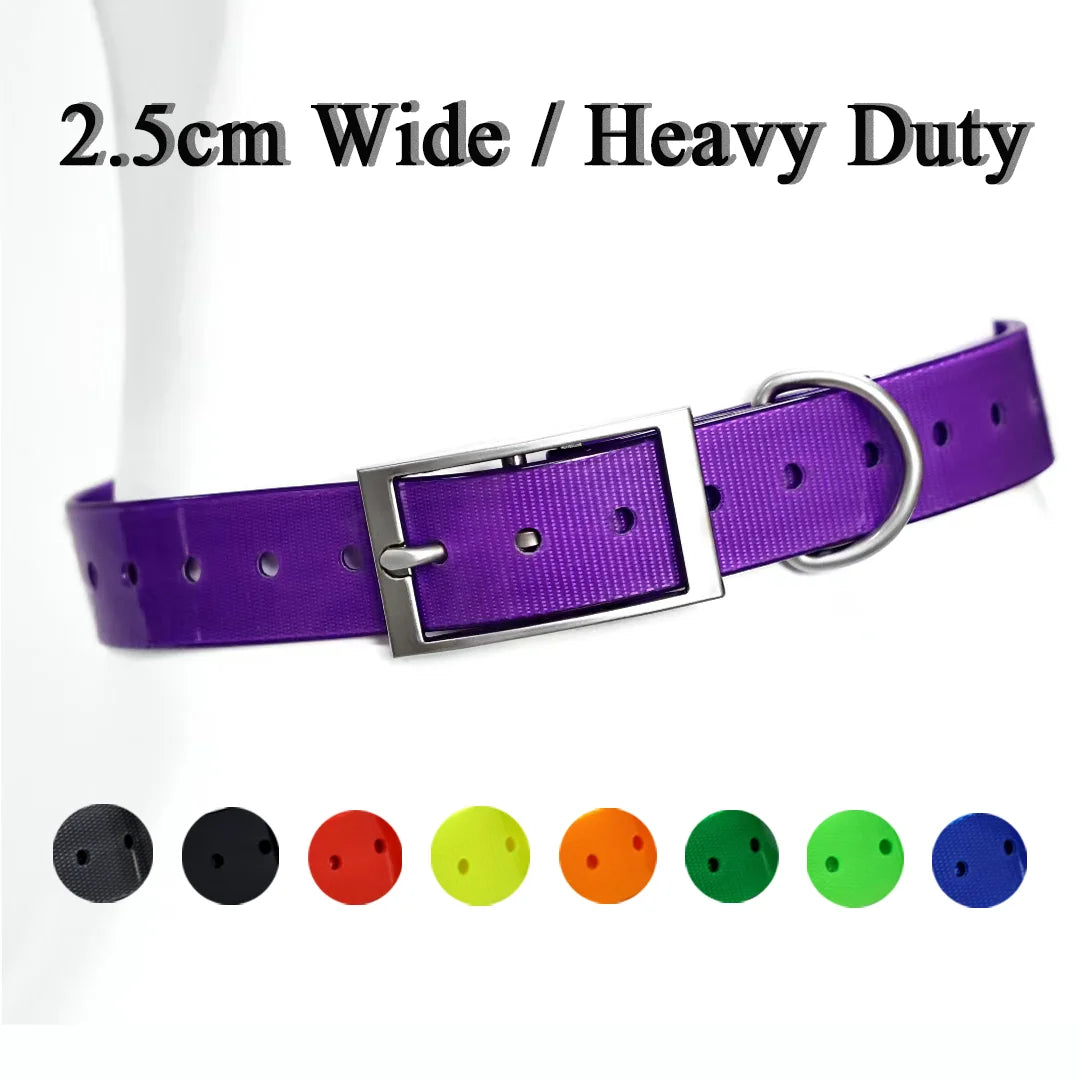 Hunting Dog Collar Non-Toxic TPU Waterproof Collar for Large Dogs Adjustable Durable Easy Clean Pet Training Accessory