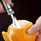 Stainless Steel Orange Peeler – Citrus Fruit Slicer & Easy Peel Removal Kitchen Tool