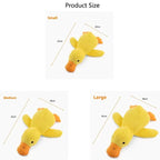 Cute Plush Duck Dog Toy Soft Comfort Cuddle Interactive Pet Toy