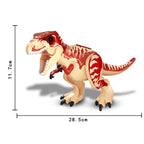Jurassic Raptor Building Blocks Mini Dinosaur Construction Toy Set