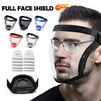 Transparent Kitchen Face Shield Anti-Fog Protective Visor for Cooking