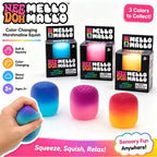 1-3PCS Color Changing Mallo Squishy Toy Soft Marshmallow Squeeze Fidget Ball Stress Relief Toy Adults Kids Sensory Play Favors