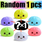 2027 New Dumpling Night Lights Glowing Dumplings Desktop Ornament Cute Glowing Dumpling Steamer Box Kawaii Dumpling Lights Gifts