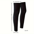 Summer Sun Protection Leg Cover High Elastic Breathable Quick-Drying Silicone Anti-Slip Cycling Leg Cover Sun Protection Running