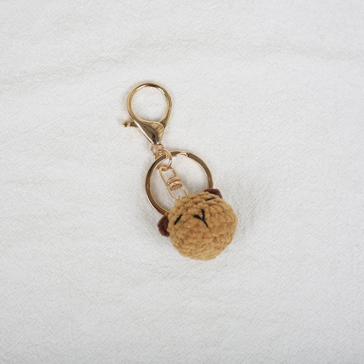 Mini Animal Crochet Keychain Cute Knitted Doll Keyring