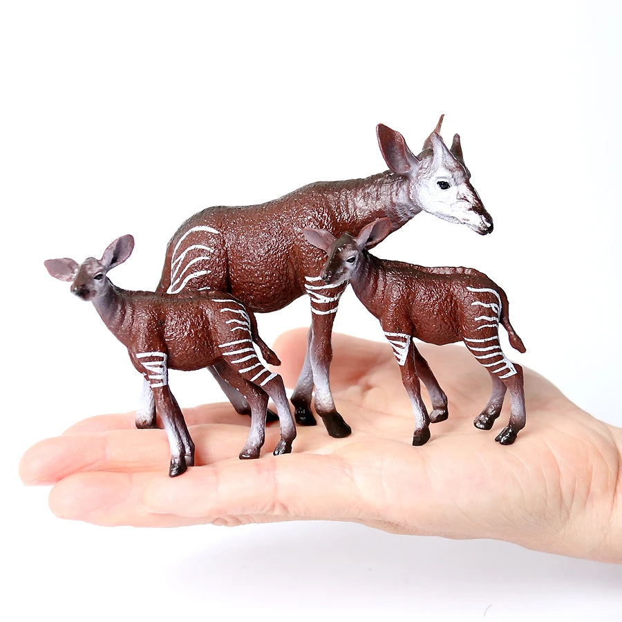 Mini Farm & Wildlife Animal Figurine Set