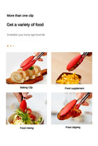 Anti-Slip Stainless Steel Cooking and Serving Tongs for Kitchen