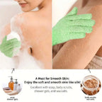 2pcs/6pcs/12pcs Reversible Exfoliating Shower Gloves, Body Scrub Gloves, ,Cleansing Tools Bath Towel Bath Products Back Scrub