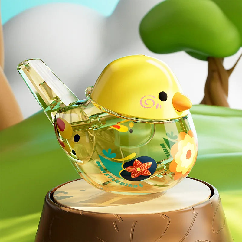 In Stock Water‑Filled Bird Whistle Transparent Musical Toy Change Voice Sound Training Novelty Leisure Trendy Toy Festival Gifts