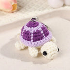 Cute Turtle Crochet Keychain Mini Turtle Bag Charm