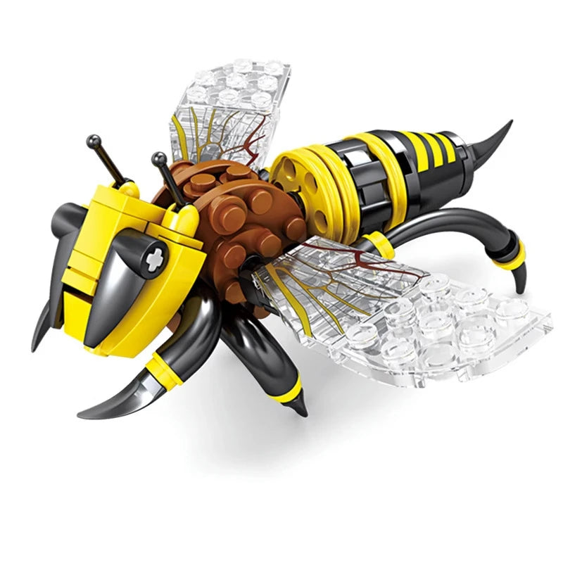 Creative Insect Building Blocks Animal Model Toy Set for Kids