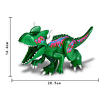 Jurassic Raptor Building Blocks Mini Dinosaur Construction Toy Set