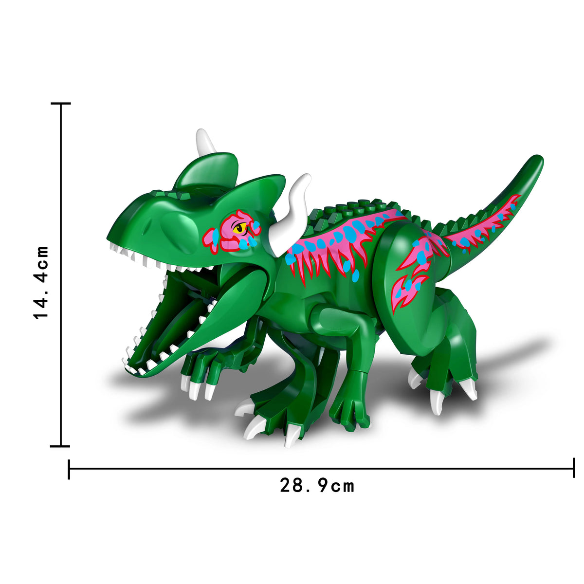 Jurassic Raptor Building Blocks Mini Dinosaur Construction Toy Set
