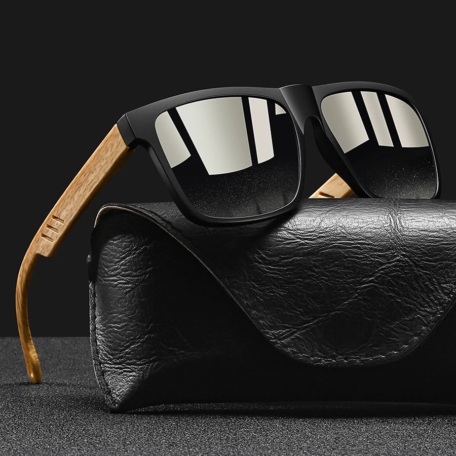 Vintage Square Polarized UV400 Sunglasses for Men & Women