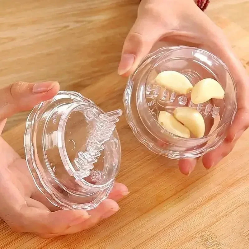 Manual Multifunctional Garlic Crusher – Rolling Garlic Press & Chopper