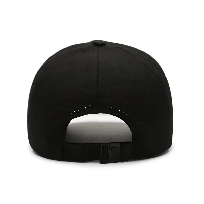 Summer Outdoor Sports Cap Golf Fishing Hat Quick Drying Sun Hat Adjustable Unisex Baseball Cap for Women Men