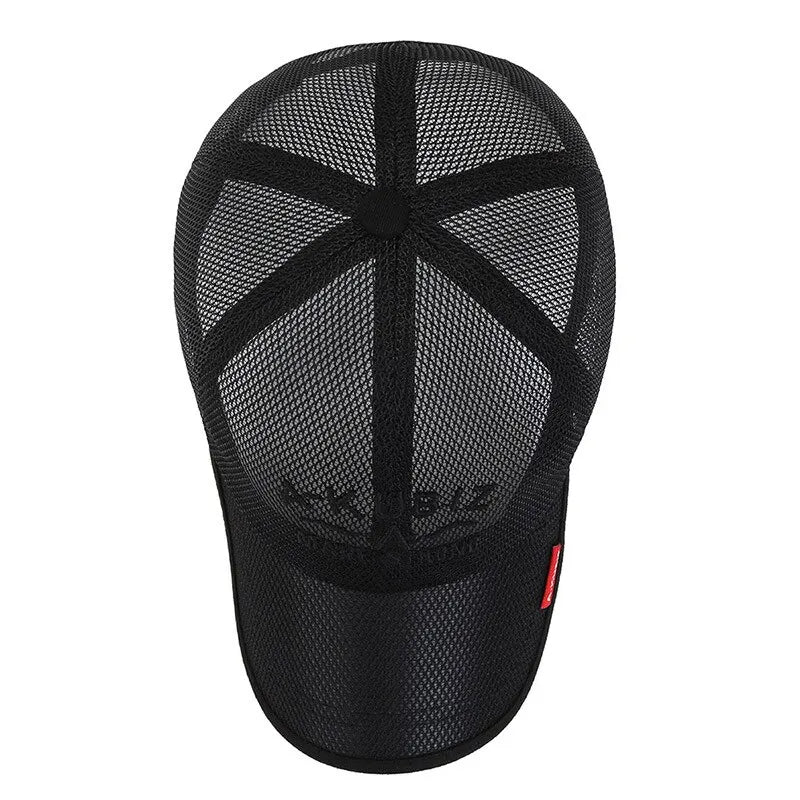 Summer Embroidered Mesh Baseball Cap for Sun Protection