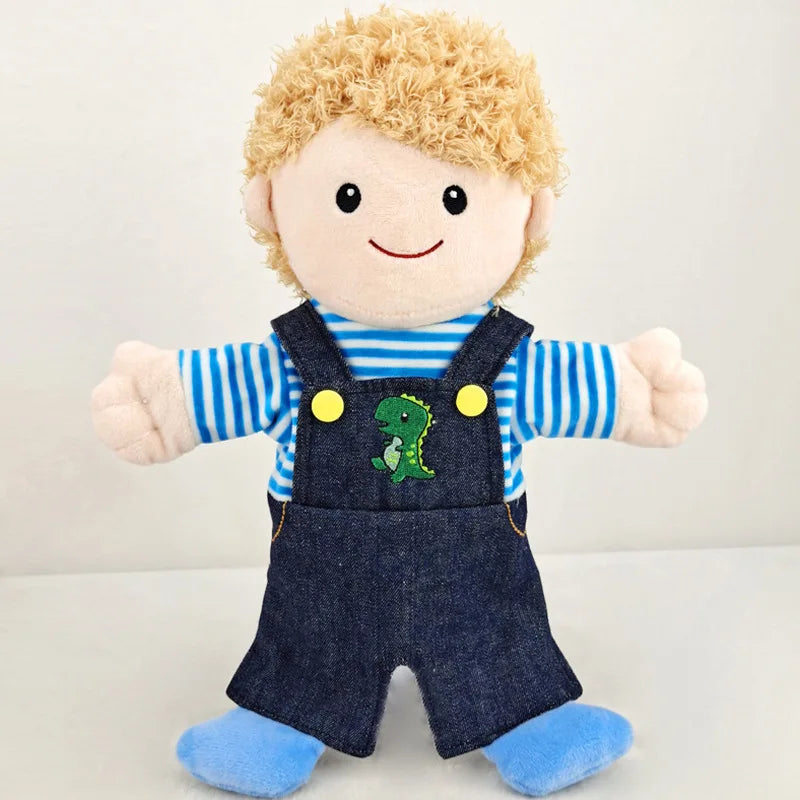 Family Hand Puppet Dolls – Plush Educational Role Play Toy