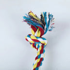 Cotton Rope Dog Chew Toy Bite Resistant Dental Puppy Training Toy - Random Color