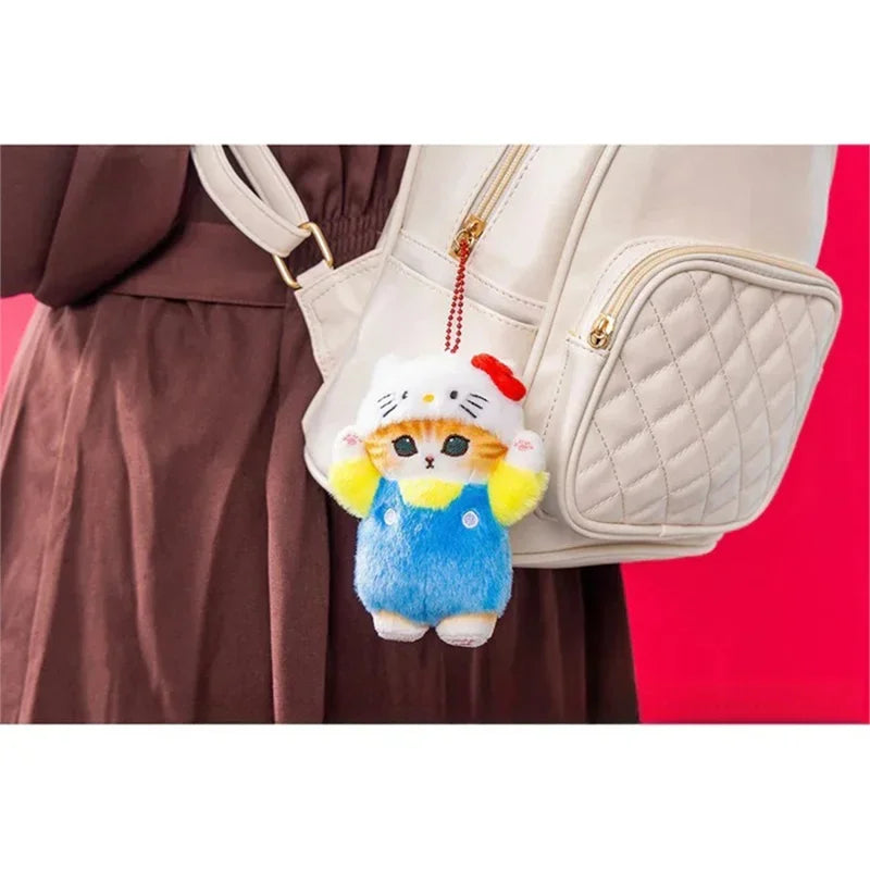 Kawaii Mofusand Sanrio Plush Keychain Anime Bag Charm