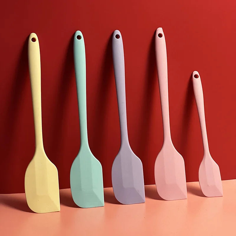 Heat Resistant Silicone Spatula – Non Stick Cream & Baking Tool
