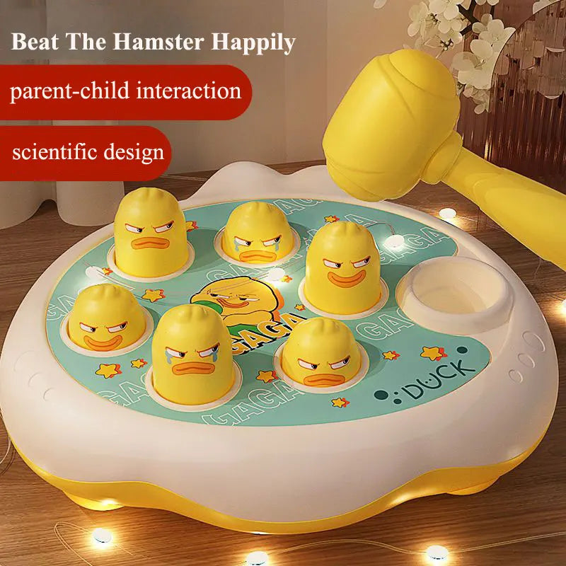 Montessori Duck Frog Pig Hammer Puzzle Toy for Toddlers
