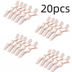 5-30pcs Alligator Hair Clip Plastic Nonslip Hairpin Black Pink Durable Hair Clamp Hairdressing Styling Accessories for Woman Man