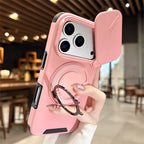 Rotating Flip Full Lens Protection Magnetic Stand Phone Case For iPhone 17 18 Pro Max Air Dual Layer Protection Armor Back Cover