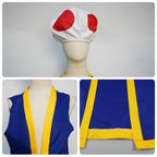 Halloween Mushroom Character Cosplay Costume Cartoon Toadstool Party Outfit