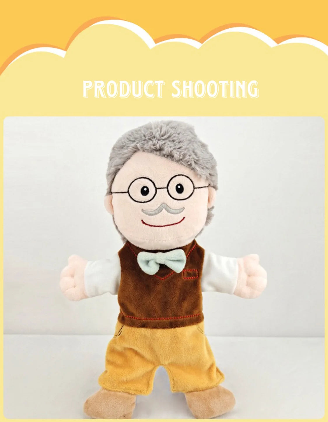Family Hand Puppet Dolls – Plush Educational Role Play Toy